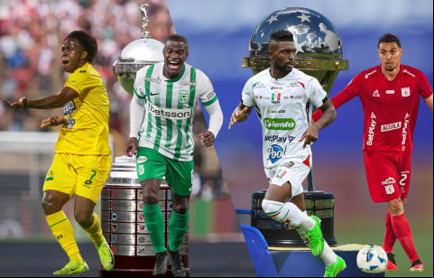 Los equipos colombianos están listos para afrontar la fecha 6 de torneos internacionales